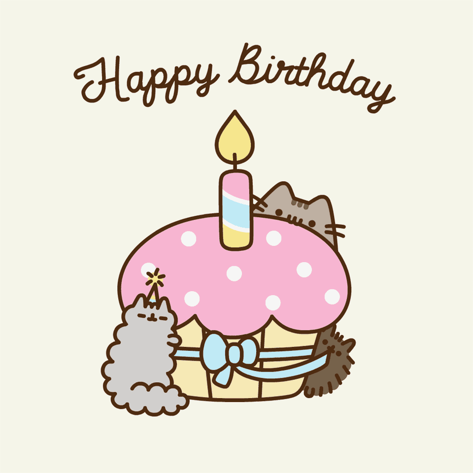 great-cat-birthday-cake-gif-52-images-about-gif-pusheen-cat-on-we-heart-it-see-more-about.gif